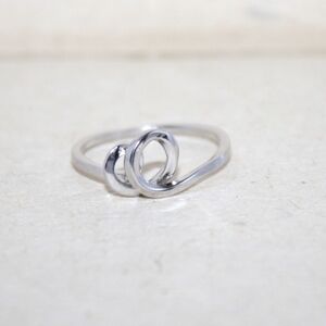 Sterling silver ring, simple unique ring